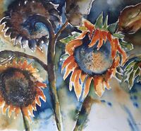 Sonneblumen morbid 60x80